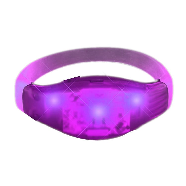 Sound Activated Purple LED Bracelet Wristbands for Concerts All Products Sound Activated Purple LED Bracelet Wristbands for Concerts All Products 4