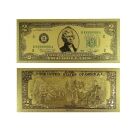 24k Gold Plated Fake Banknote Currency 1 $2 $5 $10 $20 $50 $100 Set of 7 24K Gold and Silver Plated Replica Bills 24k Gold Plated Fake Banknote Currency 1 $2 $5 $10 $20 $50 $100 Set of 7 24K Gold and Silver Plated Replica Bills 5