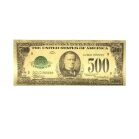 500 Dollar American Dollar Bill 24k Gold Plated Art Collectibles Fake Banknote Currency for Decoration 24K Gold and Silver Plated Replica Bills 500 Dollar American Dollar Bill 24k Gold Plated Art Collectibles Fake Banknote Currency for Decoration 24K Gold and Silver Plated Replica Bills 4
