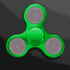 Green Metallic LED EDC Fidget Spinner All Products 5