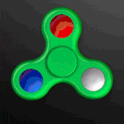 Green Metallic LED EDC Fidget Spinner All Products 4