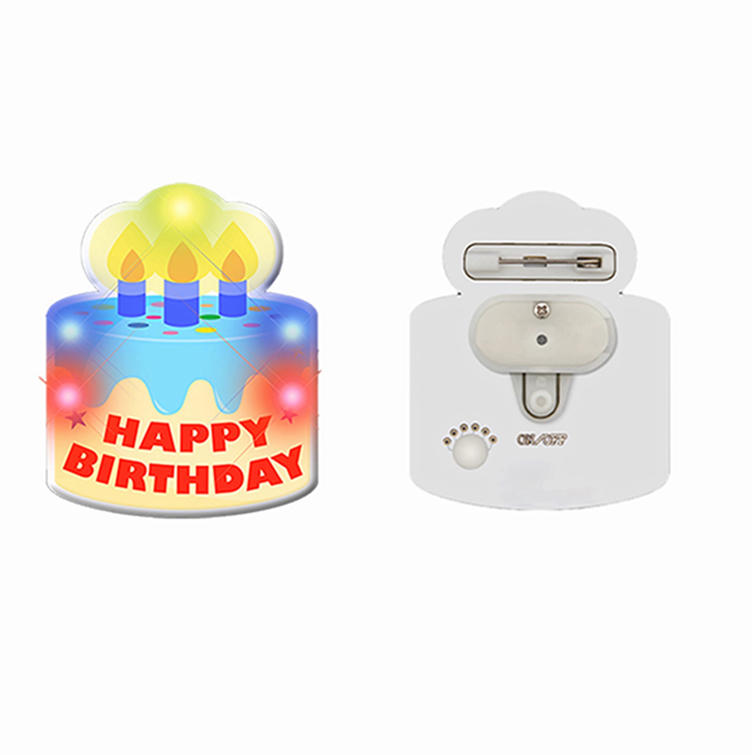 Blinking Light Up Happy Birthday Cake Body Light Pins All Body Lights and Blinkees Blinking Light Up Happy Birthday Cake Body Light Pins All Body Lights and Blinkees 6
