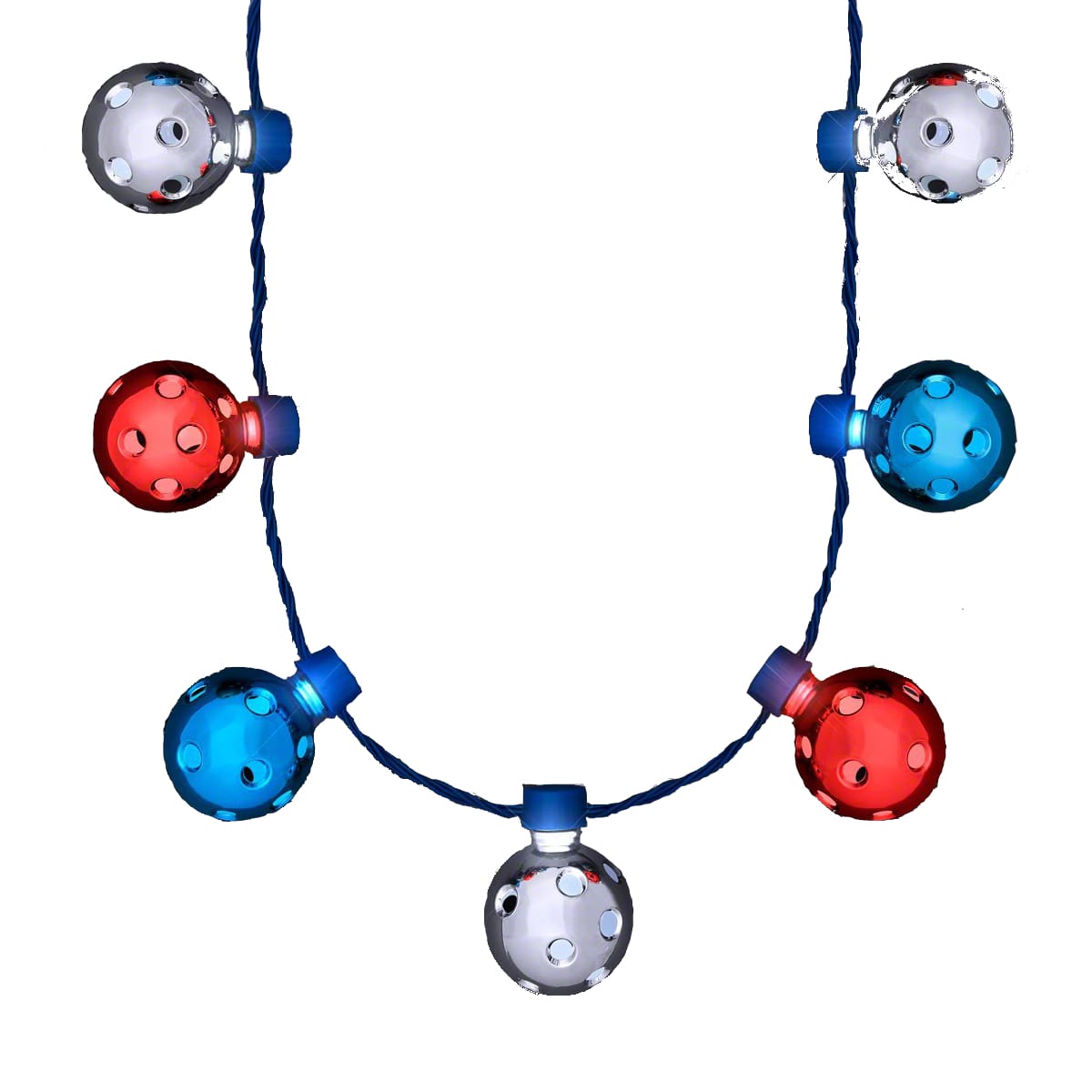 Independence Day Disco Fireworks Necklace 4th of July 6