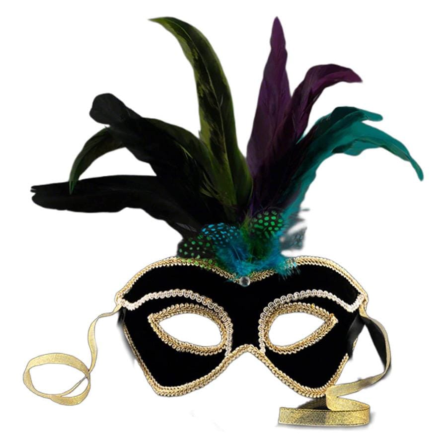 Velvet And Feather Unlit Carnival Mask All Products Velvet And Feather Unlit Carnival Mask All Products 6