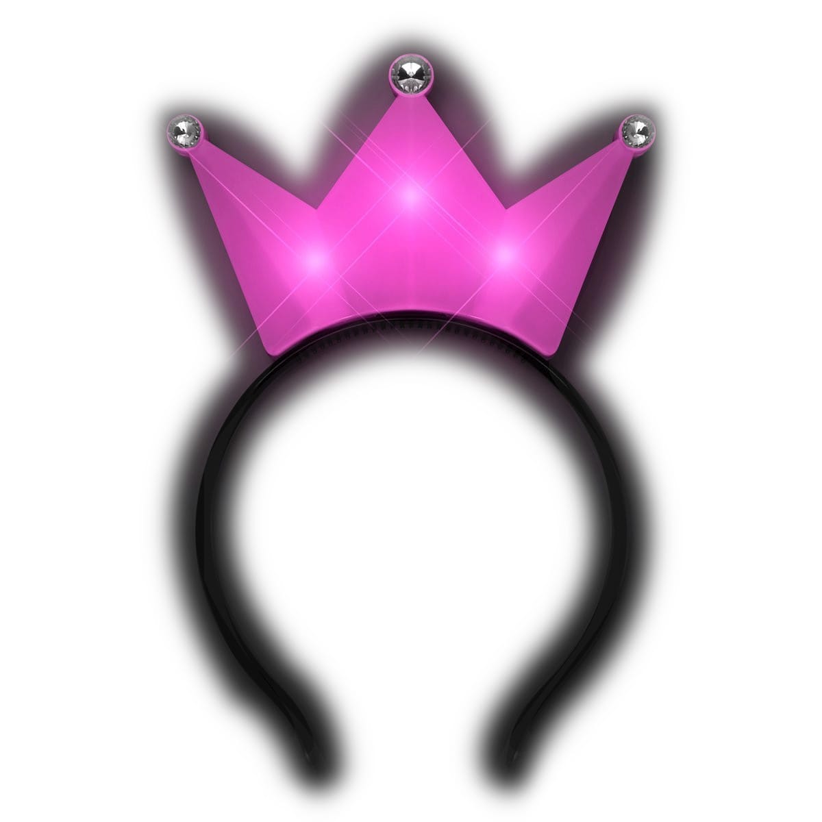 3 Jeweled Hot Pink Princess Crown Headbands All Products 3 Jeweled Hot Pink Princess Crown Headbands All Products 3