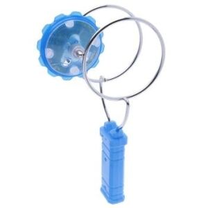 Light Up Magnetic Gyro Spinning Wheel Blue All Products