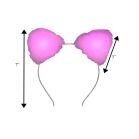 Pink LED Soft Cat Ears Headband All Products 6