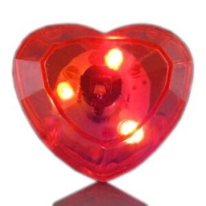Huge Heart Gem Rings Red All Products