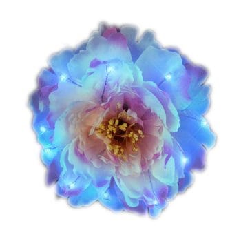 Red on Blue on Green LED Flower Hair Clip All Products