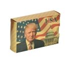 24 Karat Donald Trump Gold Plated Waterproof Playing Cards 24K Gold and Silver Plated Replica Bills 24 Karat Donald Trump Gold Plated Waterproof Playing Cards 24K Gold and Silver Plated Replica Bills 8