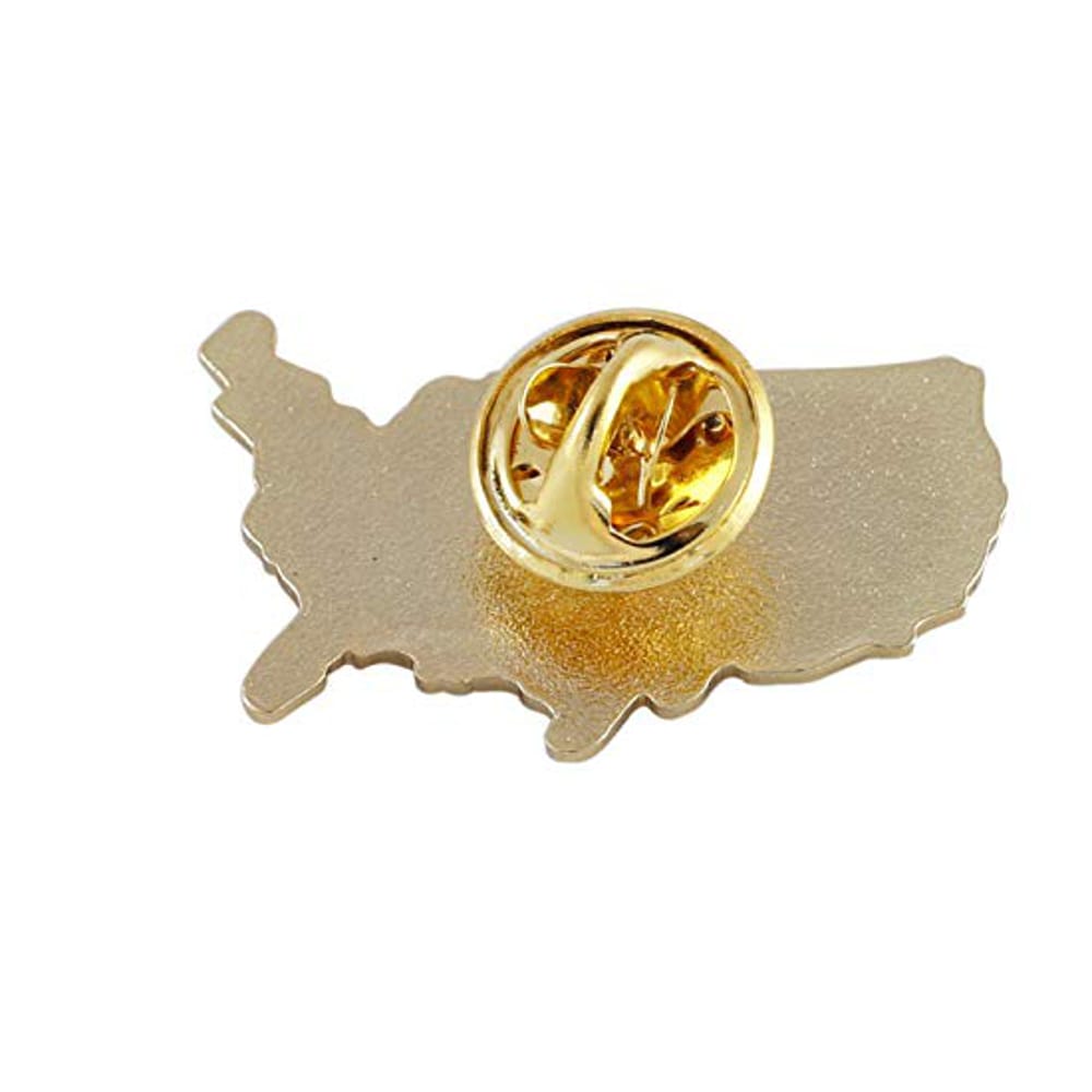 Unlit United States of America Outline Patriotic Pin 4th of July Unlit United States of America Outline Patriotic Pin 4th of July 4