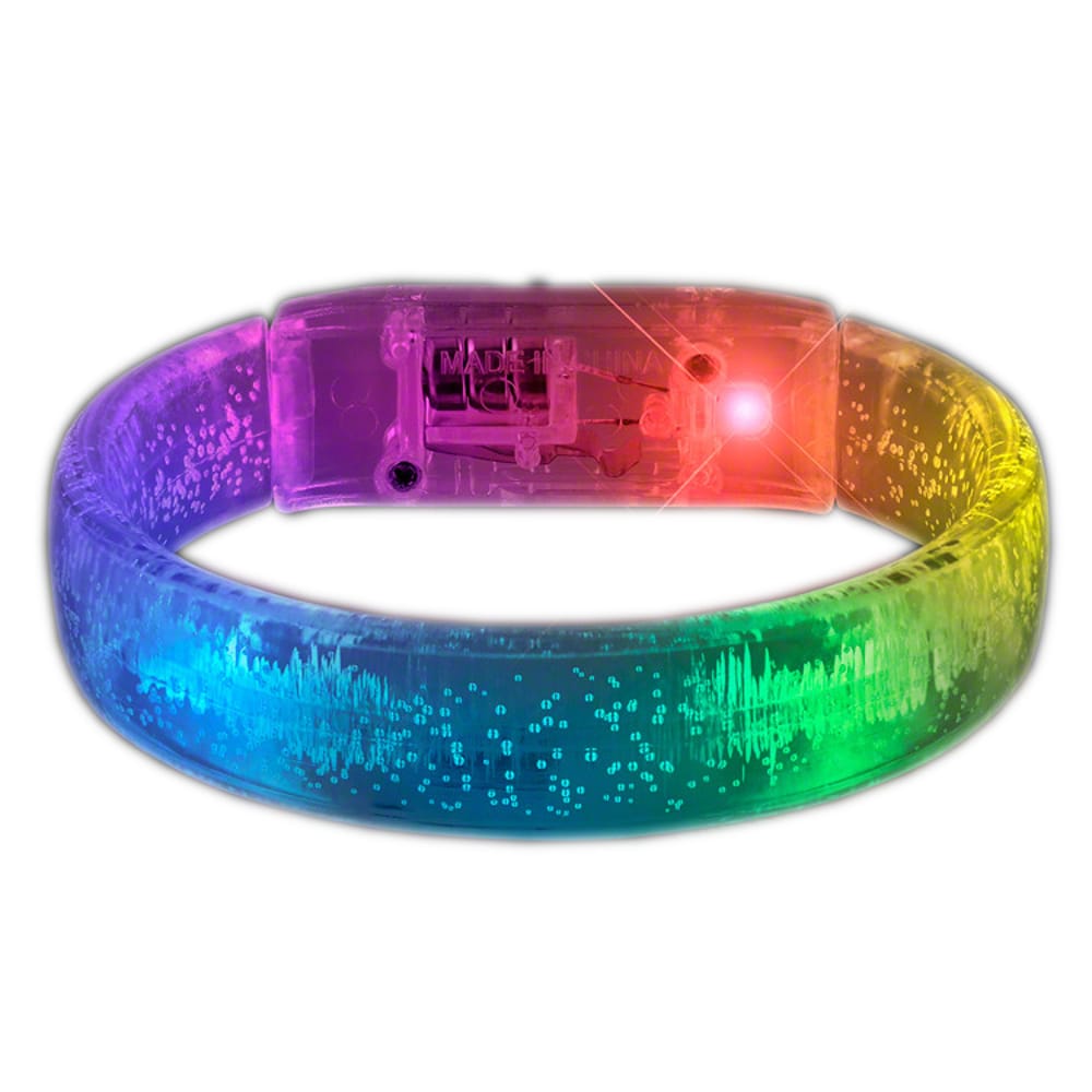 Light Up Acrylic Bubble Bangle Flashing Bracelet Multicolor All Products 3