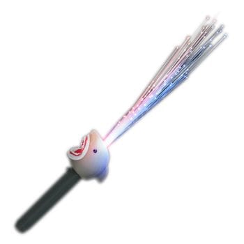 Light Up Fiber Optic Glow Shark Flashing Wand All Products