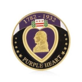 Purple Heart Military Merit Division Challenge Coin Military Coins