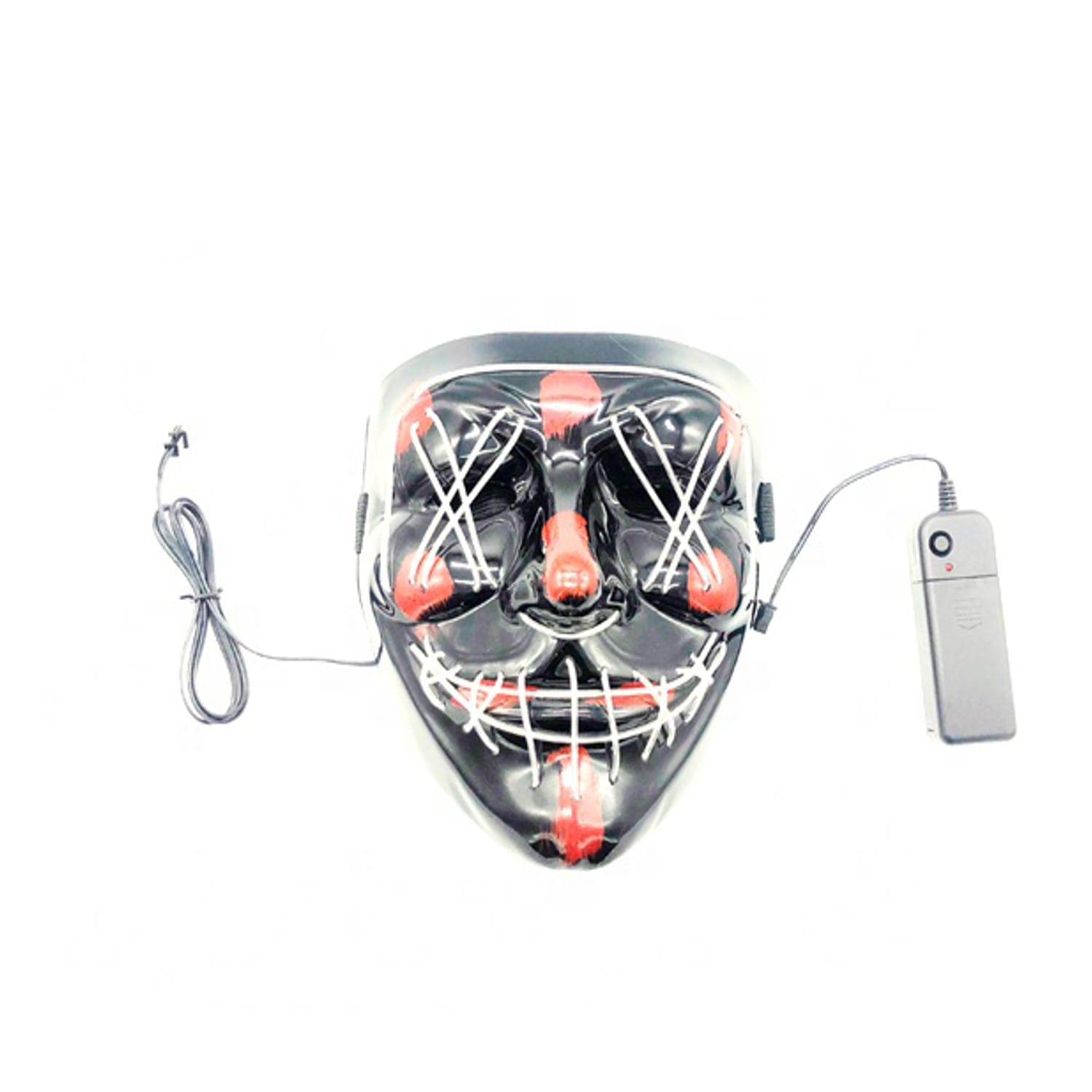 Rave EL Wire Halloween Party Mask Assorted Colors 1 Piece All Products Rave EL Wire Halloween Party Mask Assorted Colors 1 Piece All Products 4