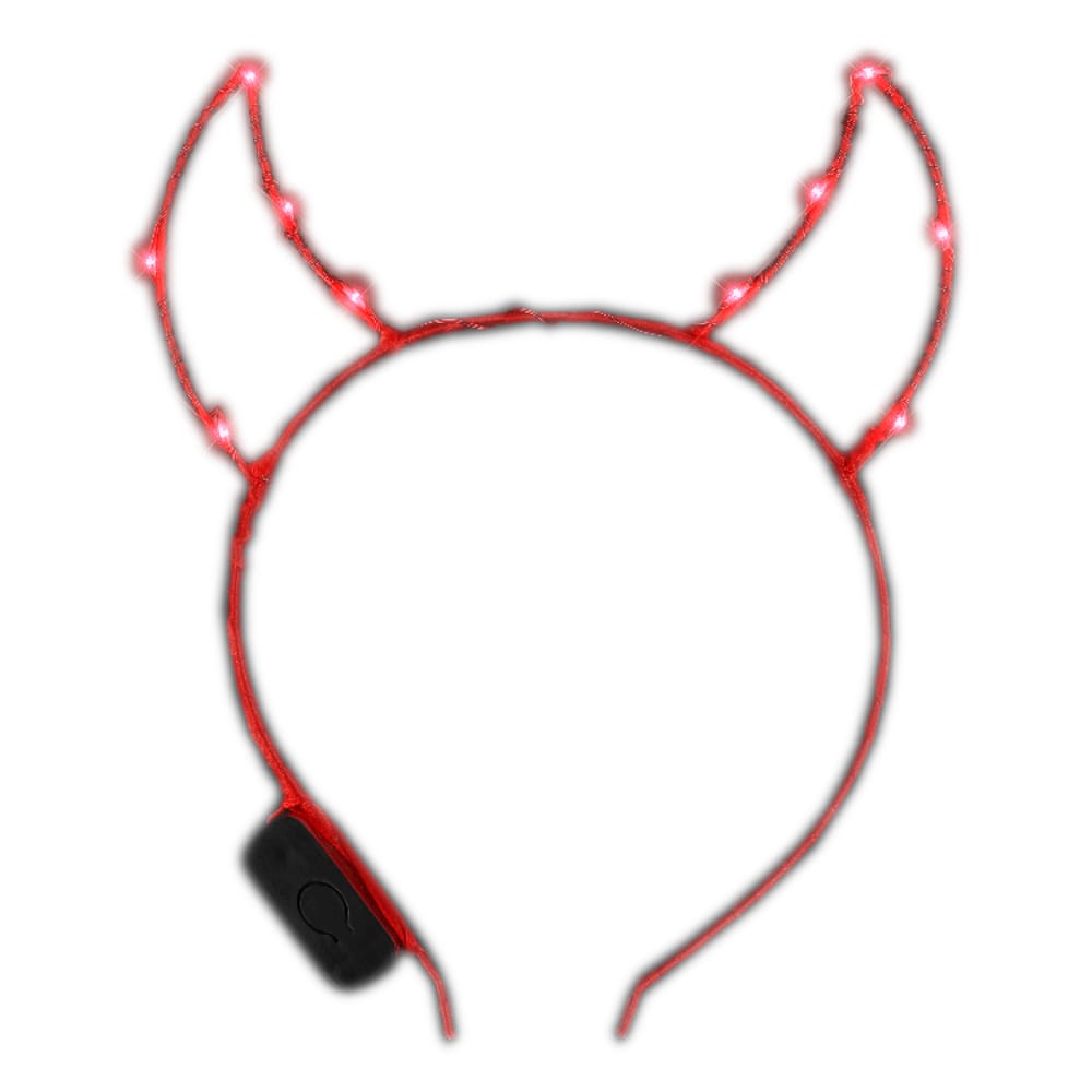 Light Up Devil Horn Starlight Red Headband for Halloween All Products Light Up Devil Horn Starlight Red Headband for Halloween All Products 4