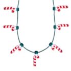 Light Up Seven Candy Cane Charms Christmas Necklace All Products 4