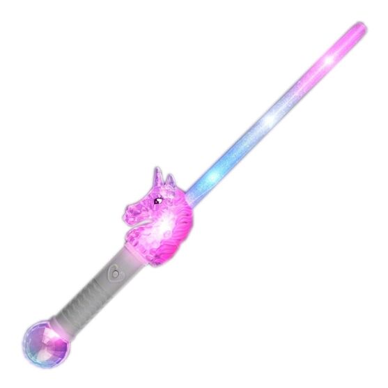 Flashing Unicorn Light Stick with Crystal Ball All Products Flashing Unicorn Light Stick with Crystal Ball All Products 3