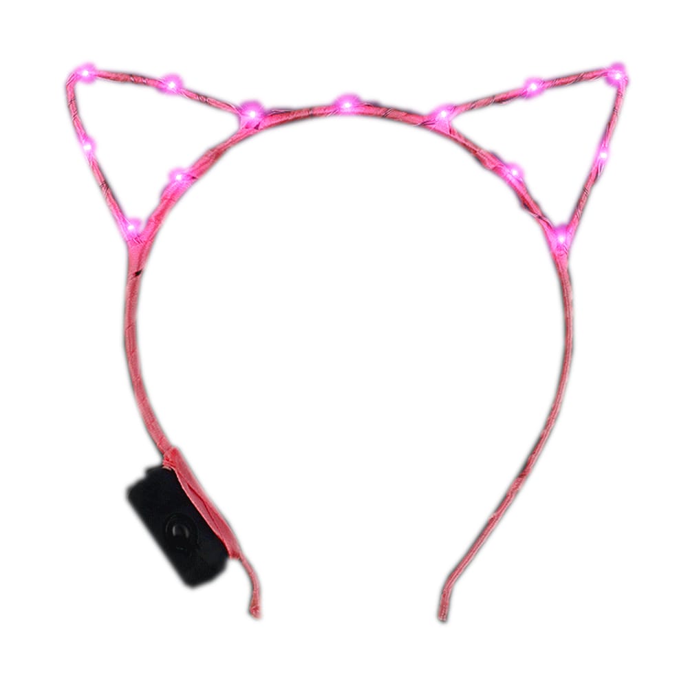 Pink LED Kitty Cat Ear Headband All Products Pink LED Kitty Cat Ear Headband All Products 3