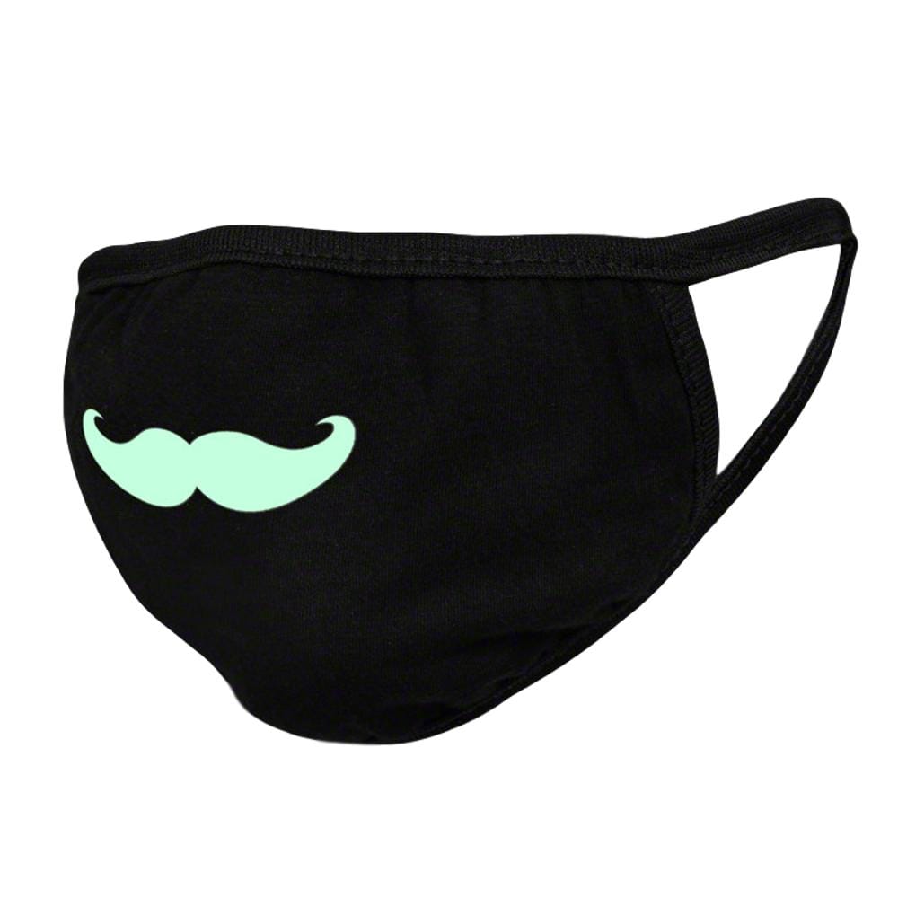 Customizable Glow in the Dark Black Reusable Washable Face Mask All Products Customizable Glow in the Dark Black Reusable Washable Face Mask All Products 4