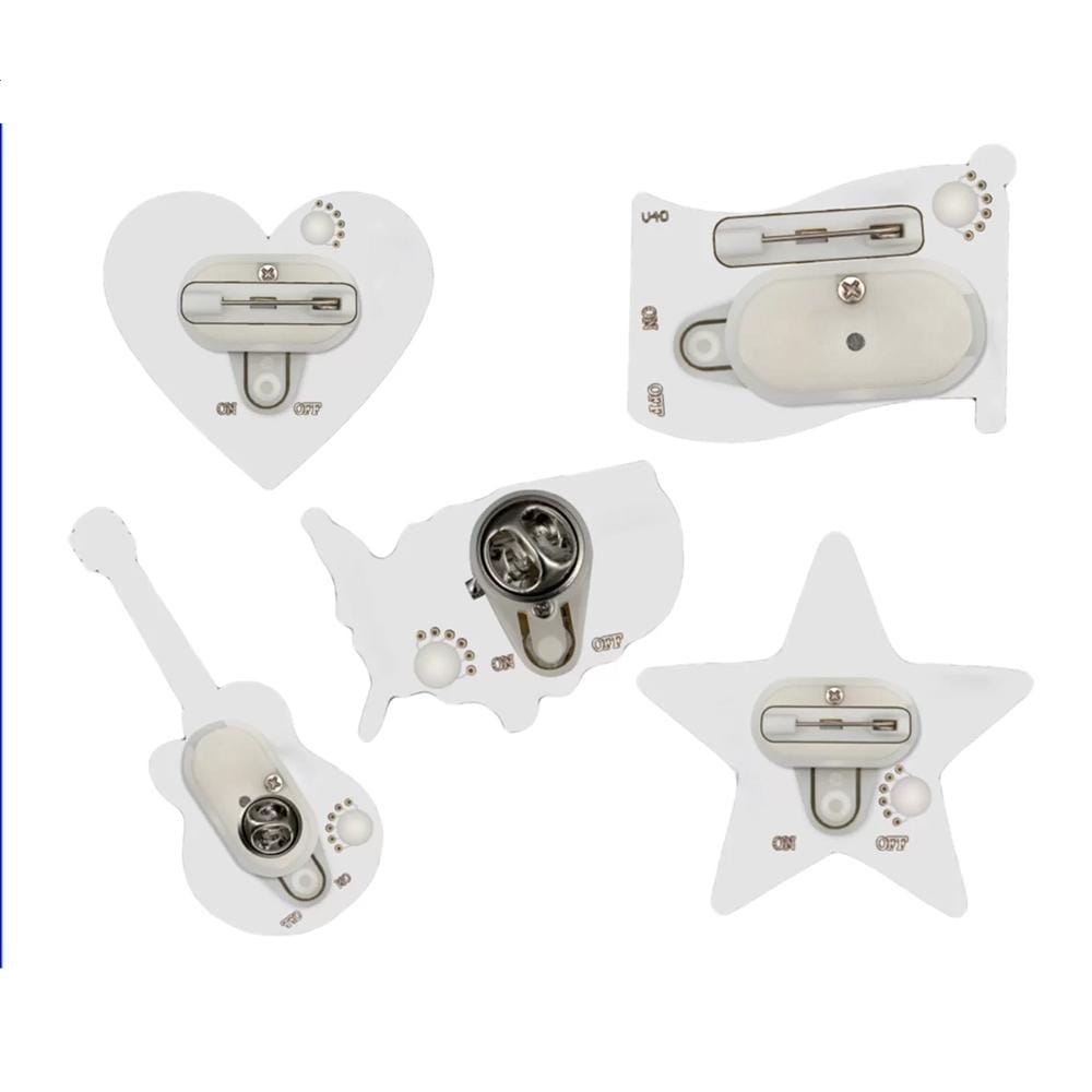 Assorted USA Flag Patriotic Body Light Lapel Pins Pack of 25 4th of July Assorted USA Flag Patriotic Body Light Lapel Pins Pack of 25 4th of July 4