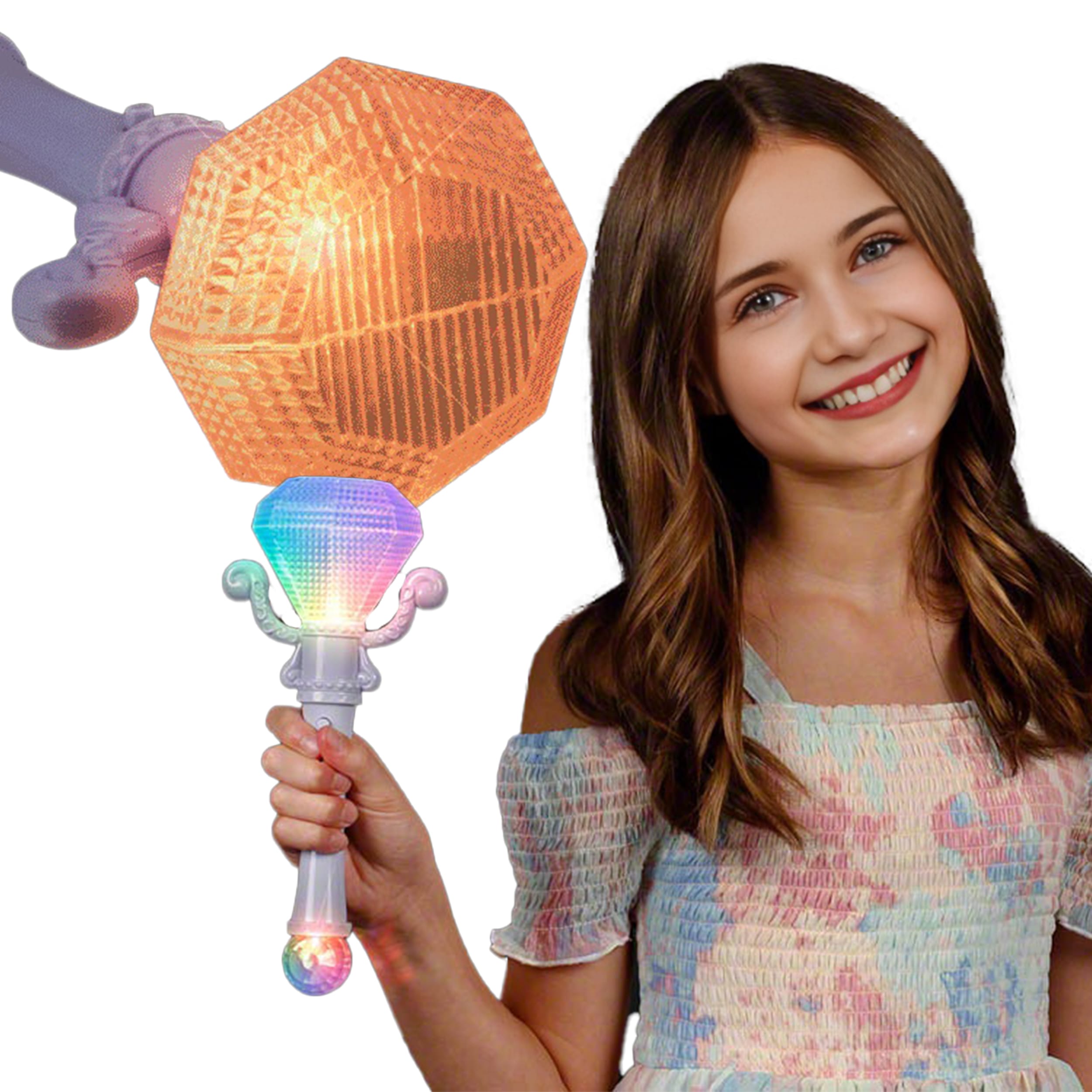 Color Changing Diamond Jewel Scepter Wand with Projecting Crystal Ball All Products Color Changing Diamond Jewel Scepter Wand with Projecting Crystal Ball All Products 4