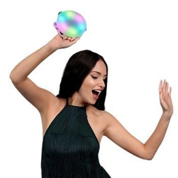 Light Up Mini Multicolored Round Tambourine All Products 3