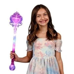 Light Up Huge Heart Prism Scepter Wand All Products