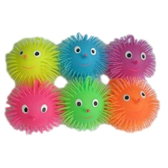 Case of 144 Light Up Squishy Flashing Smiley Face Puffer Balls All Products 3