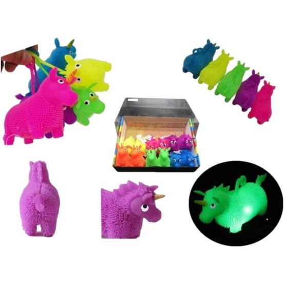 Case of 288 Light Up Assorted Little Dino Unicorn Stretchy Puffer Yoyo All Products 3