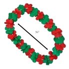 Non Light Up Hawaiian Flower Christmas Lei Necklace Red Green All Products 6