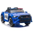 LED 12V Kids Ride on Remote Control Patrol Battery Operated Sports Car with Siren and 2.4 GHZ Microphone Blue All Products 5