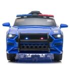 LED 12V Kids Ride on Remote Control Patrol Battery Operated Sports Car with Siren and 2.4 GHZ Microphone Blue All Products 4