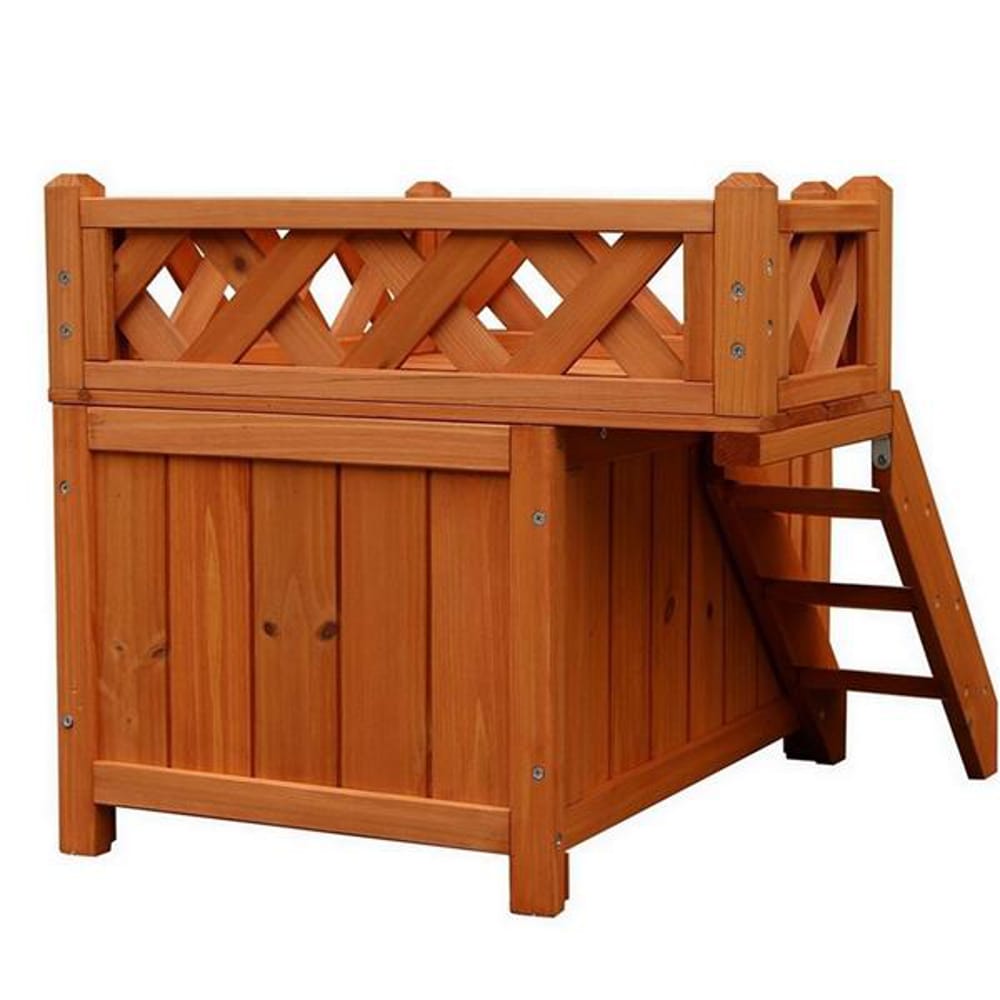 DIY Wooden Tiny Living House Shelter Kennel for Pets with Balcony Easy Set up All Products DIY Wooden Tiny Living House Shelter Kennel for Pets with Balcony Easy Set up All Products 6