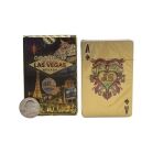 Welcome to Fabulous Las Vegas Nevada 24k Gold Foil Plated Waterproof Playing Cards 24K Gold and Silver Plated Replica Bills 4