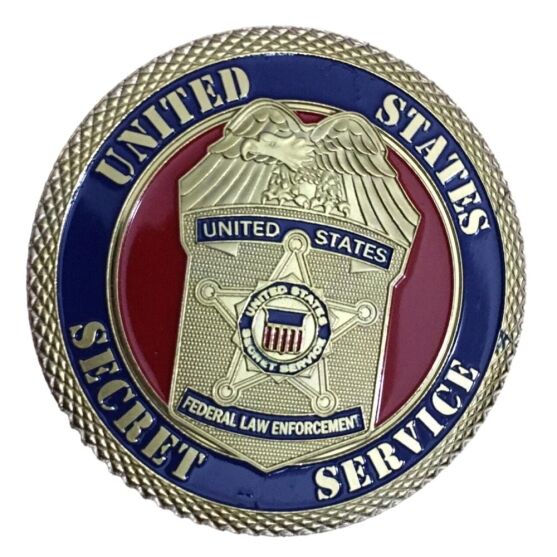 United States Secret Service Gold Plated Commemorative Coin All Products 3