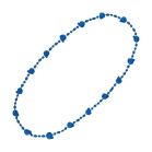 Football Helmet Bead Necklaces Non Metallic Blue Pack of 12 All Products 5