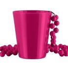 Unlit Pink Shot Glass on Pink Beaded Necklaces All Products 4