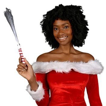 Candy Cane White Fiber Optic Wand with White LEDs All Products