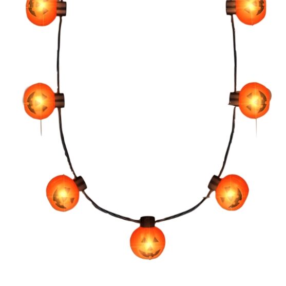 Light Up Huge Pumpkin String Charms Necklace All Products Light Up Huge Pumpkin String Charms Necklace All Products 3