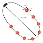 Light Up Small Pumpkin String Charms Necklace All Products 6
