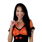 Light Up Small Pumpkin String Charms Necklace All Products 7