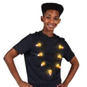 Flashing LED Candy Corn Charm String Necklace All Products