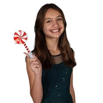Light Up Peppermint Candy Cane Lollipop Wand All Products