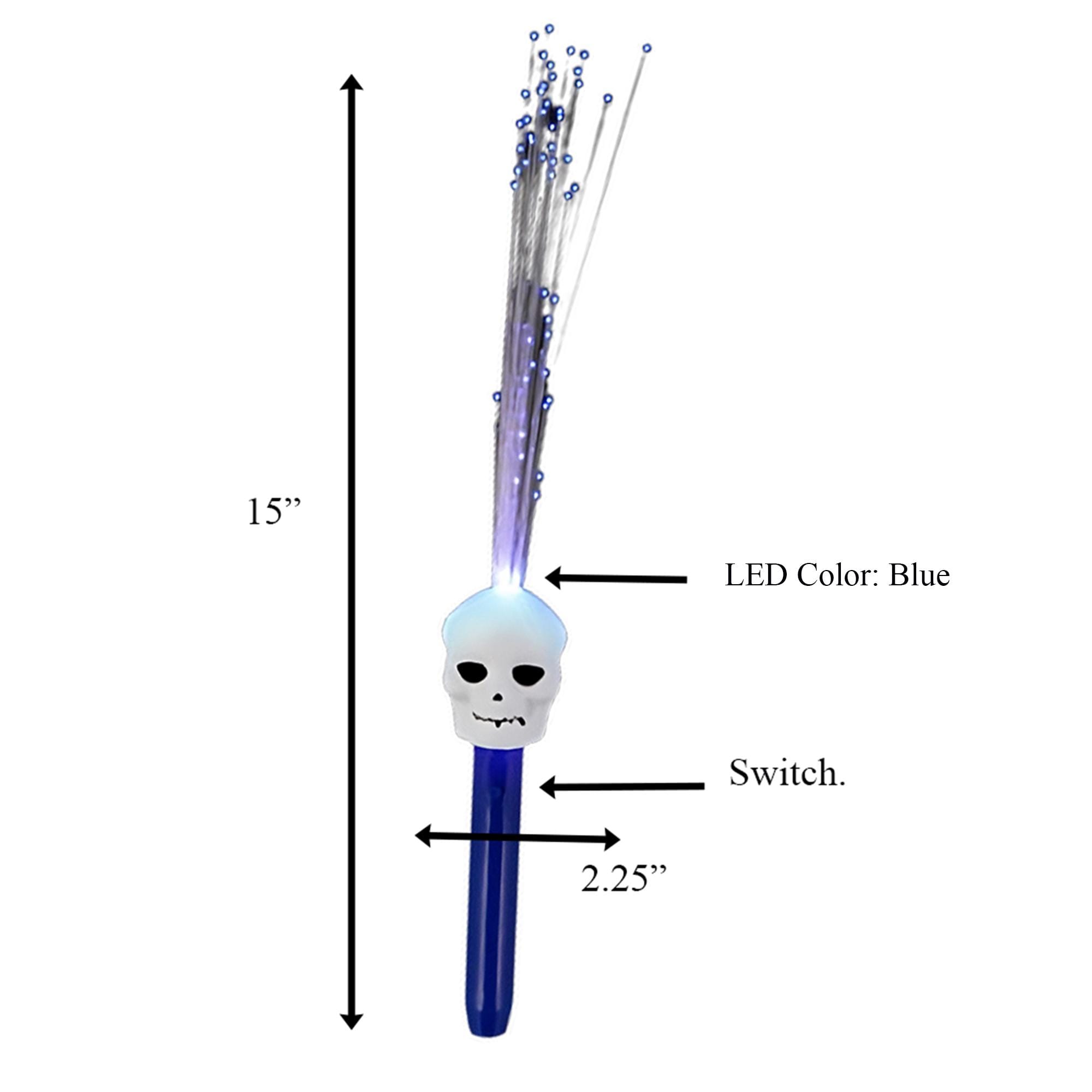 Pack of 12 Assorted Fiber Optic Halloween Wands All Products Pack of 12 Assorted Fiber Optic Halloween Wands All Products 6