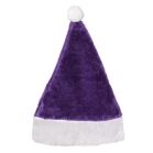Purple Stylish Fluffy Fur Santa Christmas Plush Hat All Products 5