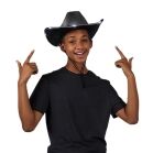 Light Up Shiny Satin Metallic Space Cowboy Hat Dark Silver All Products 6