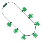 Light Up Flashing Pot Leaf Jumbo Charms Necklace 420 5