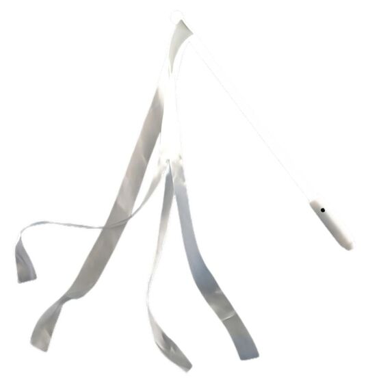 Light Up White Satin Ribbon Wand for Weddings All Products 3