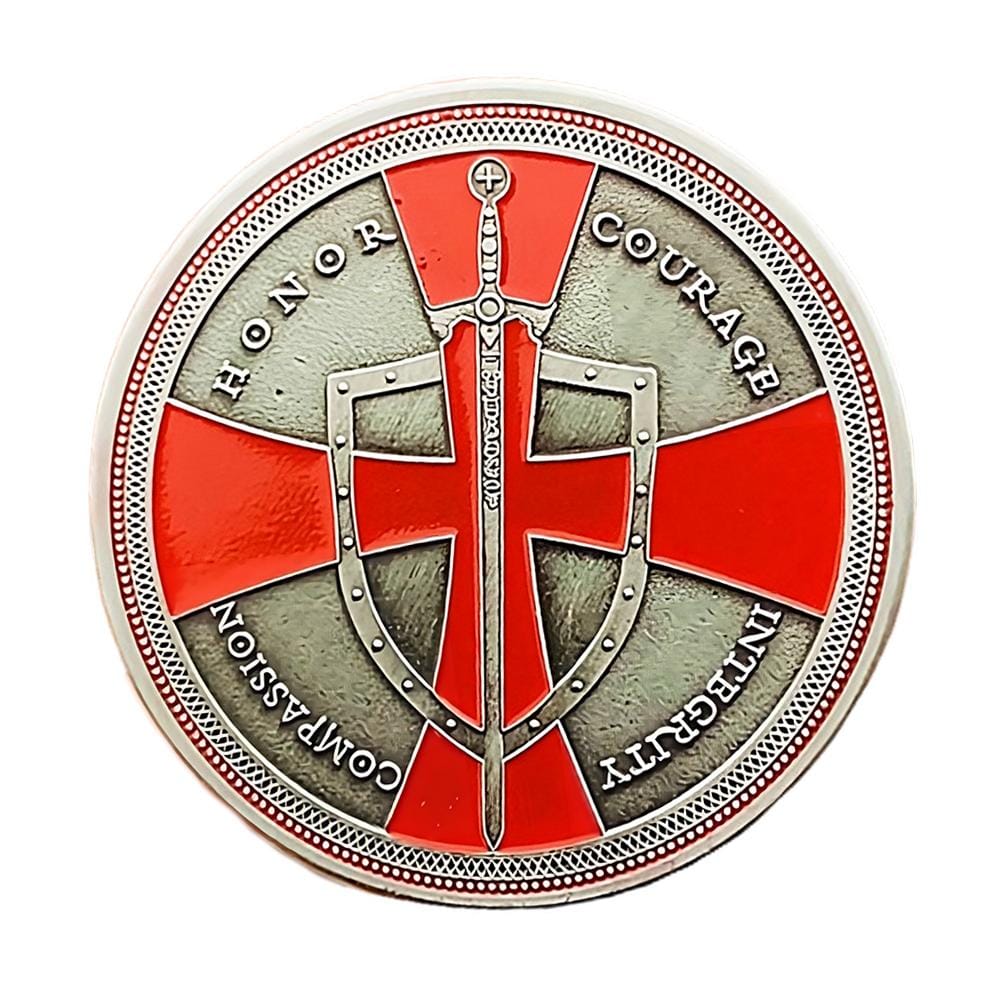 Knights Templar Crusader Shield Token Commemorative Religious Coin All Products Knights Templar Crusader Shield Token Commemorative Religious Coin All Products 4